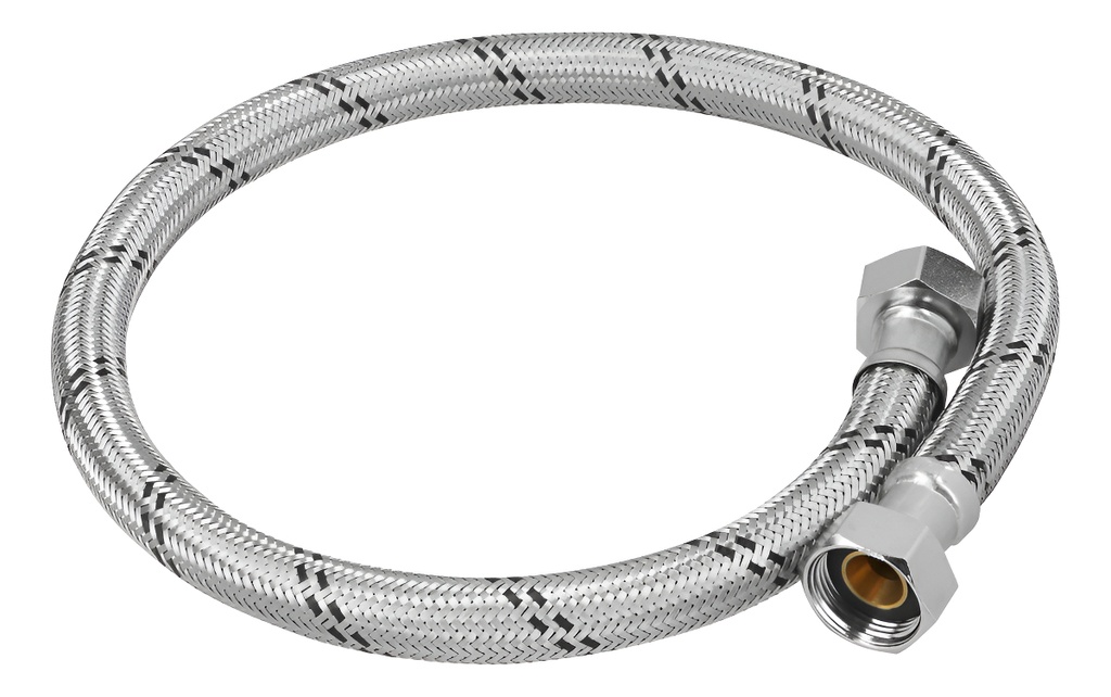 Manguera Para Boiler 1/2x3/4' 40cm Acero Foset