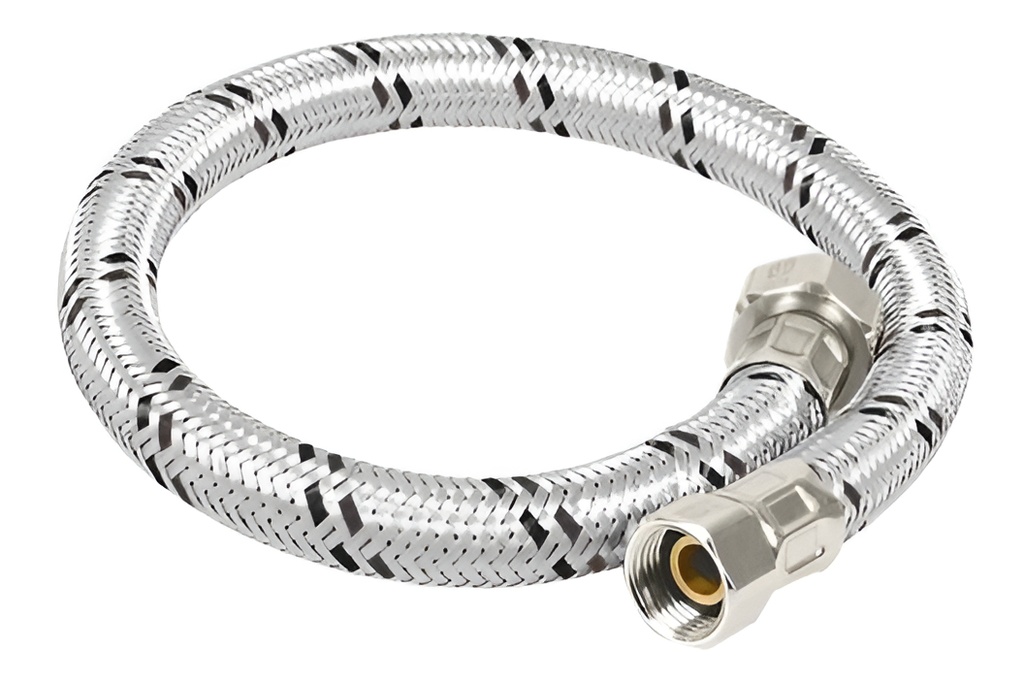Manguera Ace. Inox. Boiler 1/2" X 3/4" 60 CM Foset 49132