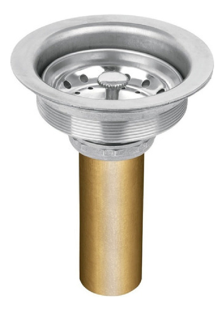 Foset Co-813 Contracanasta Acero Inoxidable Tubo Laton Color Plateado