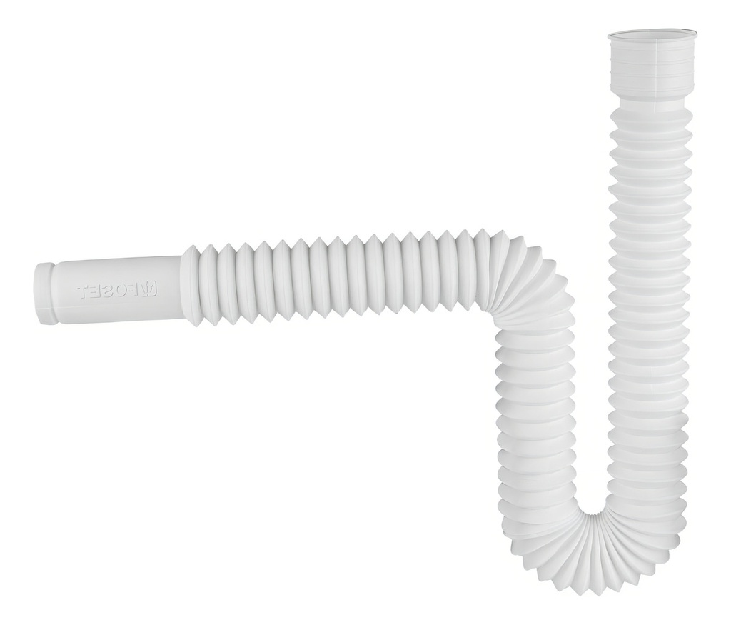 Céspolflexible P/lavabo, Fregadero Polipropileno Foset 49509 Color Blanco