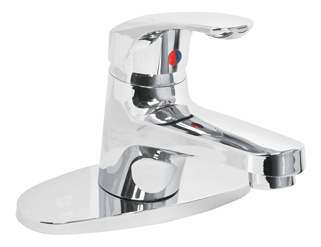 Monomando Abs Lavabo Foset 49550 Acabado Cromado Color Plateado