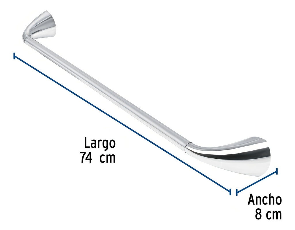 Toallero De Barra, Línea Aero Foset 49638 Color Cromo