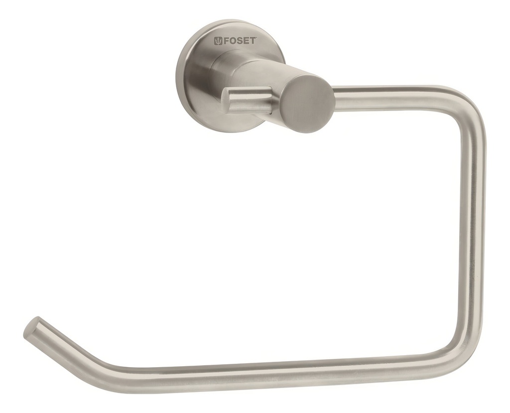 Portarollo de Metal Acabado Satinado C/tornillos Foset 49677