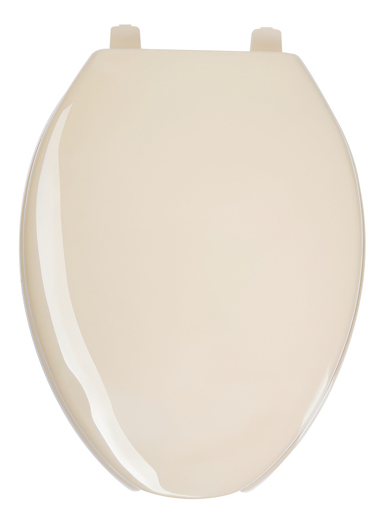 Asiento Para Inodoro Foset Awc-45 De Polipropileno Con Forma Ovalada Hueso Liso