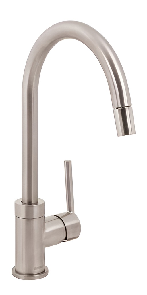 Monomando Element Fregadero Cuello Ext. Satinada Foset 49920 Acabado Mate Color Satinado