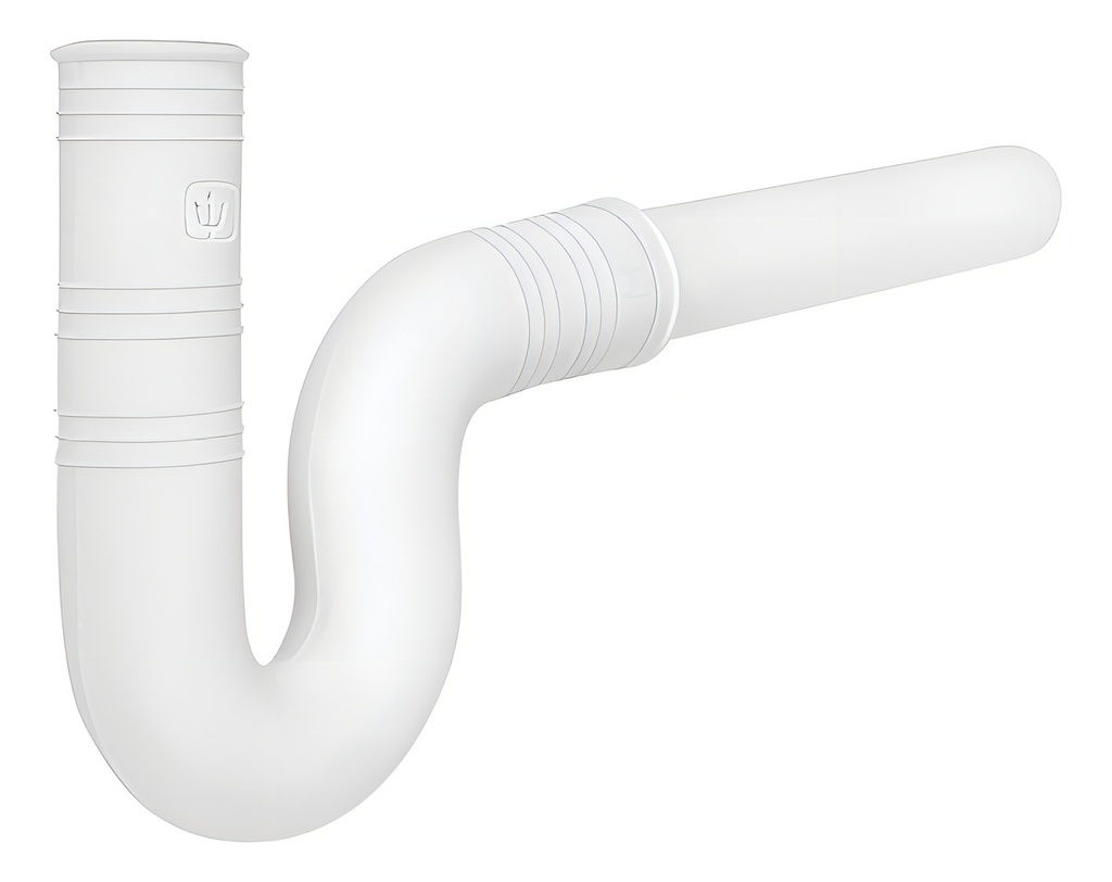 Céspol Flexible Lavabo, Pvc C/ext 20 Cm, 1-1/4' Foset 49947 Color Blanco