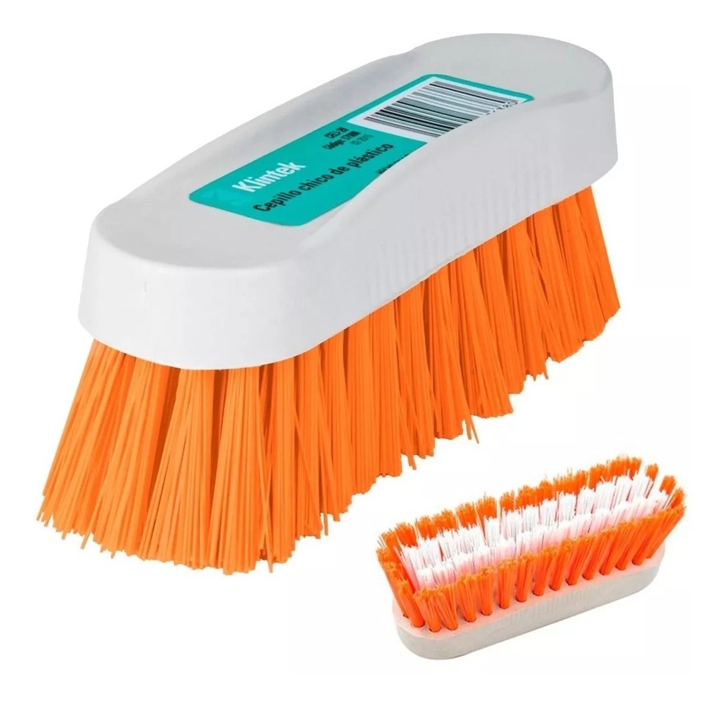 Cepillo Limpieza Klintek Chico Cerdas Microfibra Base Antiderrapante