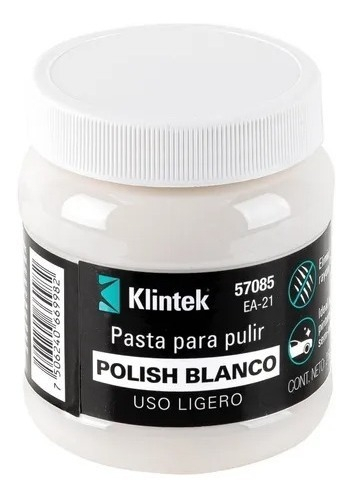 Polish en Pasta Blanco Grano Fino, Uso Ligero, Klintek 57085