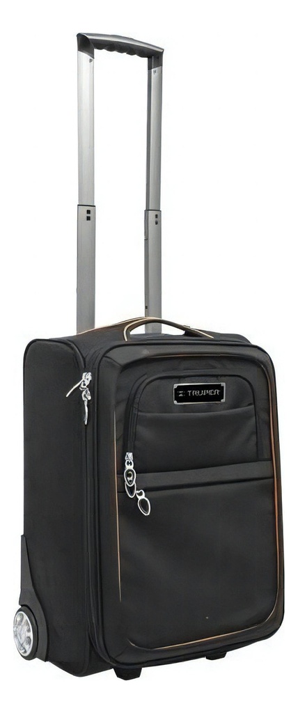 Maleta Rodante Para Viaje Truper, 21 62140 Color Negro Lisa