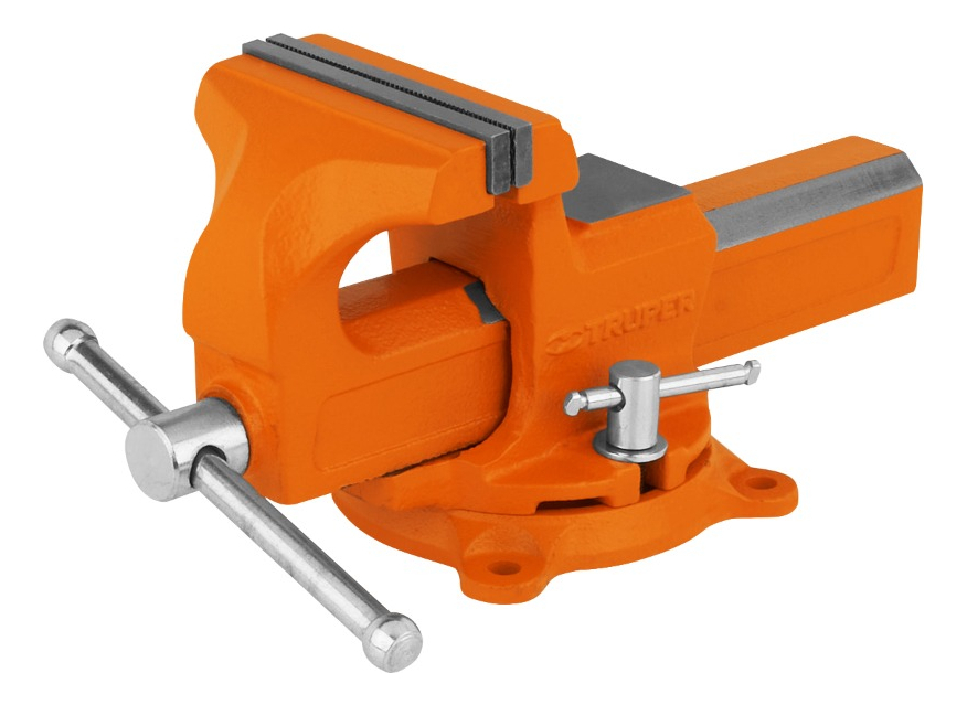 [TR-TA-4-L] Tornillo Banco Acero Tipo Europeo 4" Truper 100199
