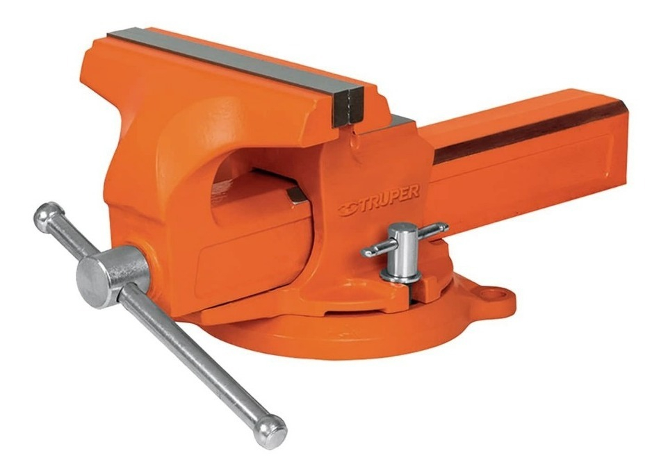 [TR-TA-5-L] Tornillo Banco Acero Tipo Europeo 5" Truper 100240