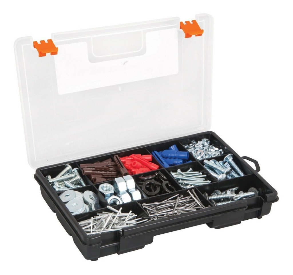 [TR-ORG-13] Organizador 13 Compartimentos Truper 10036 Color Negro