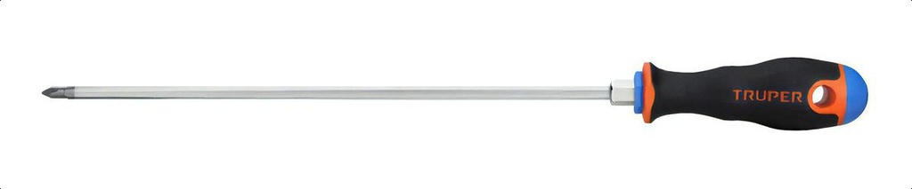Desarmador De Cruz 3/16x10 Mango Comfort Grip Truper 100837