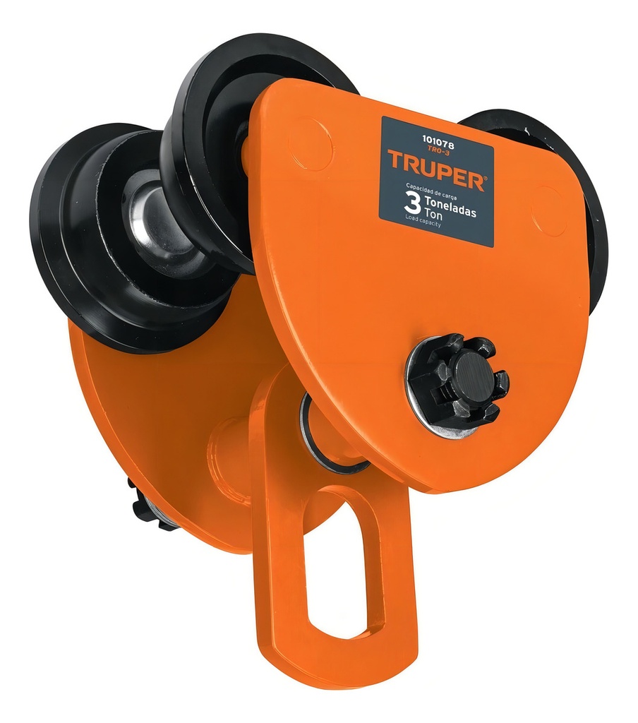 [TR-TRO-3] Trole De Carga Para Viga 3 Ton Truper 101078