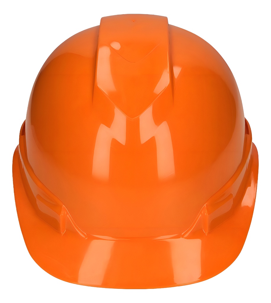 Casco Truper C/ Ventilación Ajuste De Matraca Color Naranja