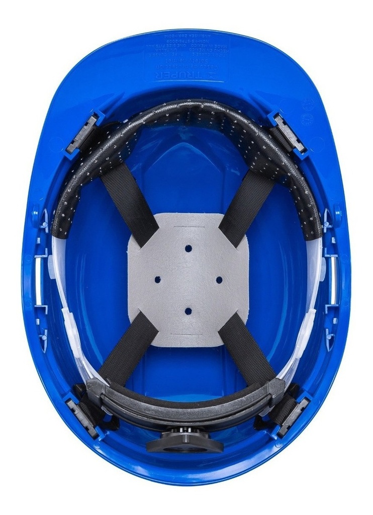 [TR-CAS-ZI] Casco De Seguridad Ventilado Azul, Truper 101259