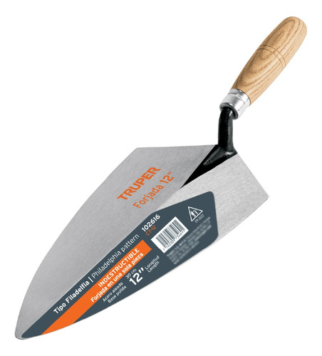 [TR-CT-12] Cuchara Filadelfia 12" Forjada Una Pieza Truper 102616