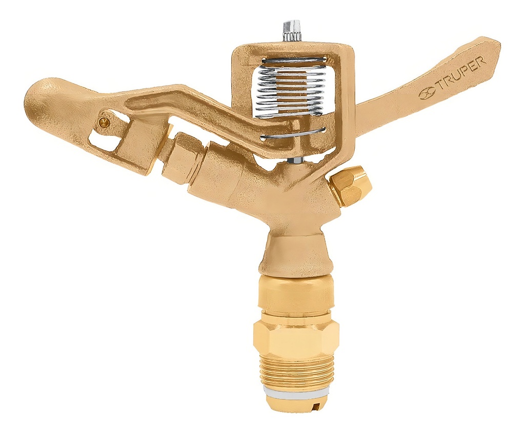 Aspersor Agrícola 3/4 , Fundido En Latón, Truper 10316