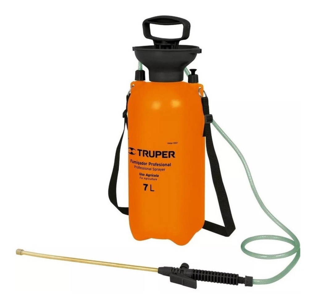 Fumigador Jardinero 7 Litros Fut-7 10837 Naranja 1.4 Kg Truper