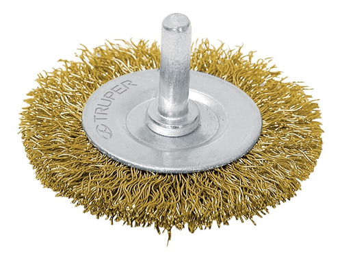 Carda Taladro Circular Gruesa 2' Truper 11569 Color Gris