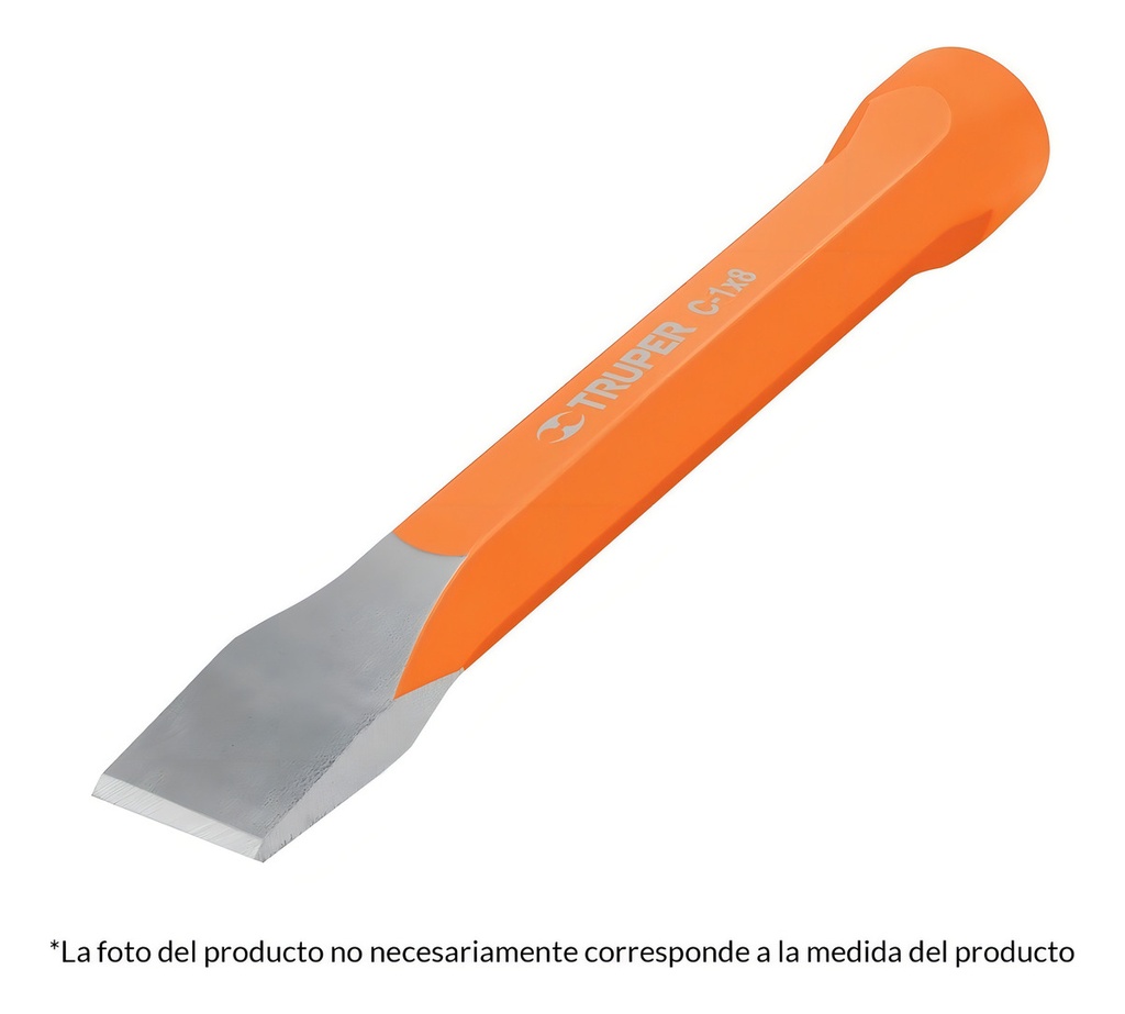 Cincel Cabeza Grande De Corte Frío, 5/16 X 6" Acero Al Cromo Truper