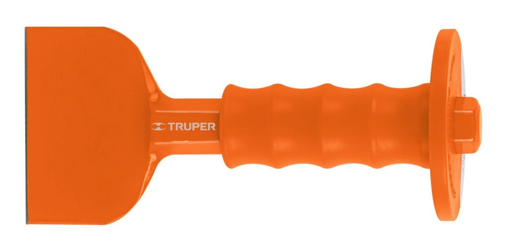 Cincel Ladrillero, 3-1/2 X 8", Con Grip Truper 12193