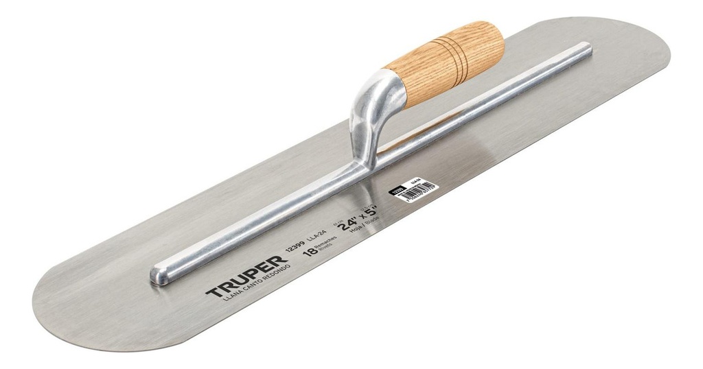 Llana Mango Madera Canto Redondo 18 Remaches 24" Truper12399