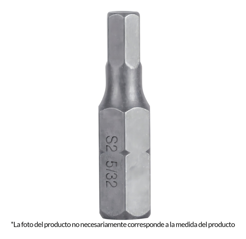 Puntas Hexagonal 1/8'' Largo 1'' 5pz Truper 12489