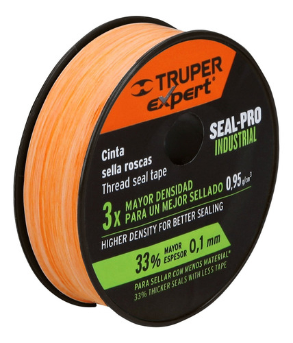 Cinta Sella-roscas 1/2' Uso Industrial 13m Truper 12516