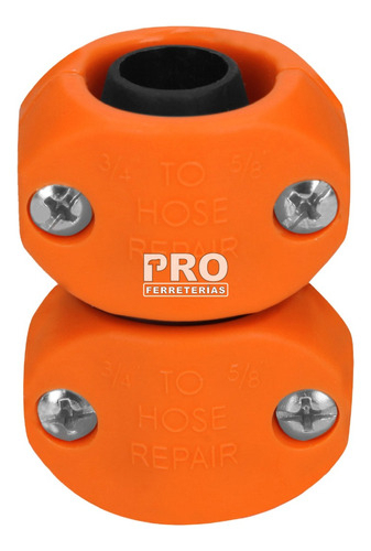 Conectores Plásticos, Macho Y Hembra 5/8 -3/4 12720 Color Naranja Truper