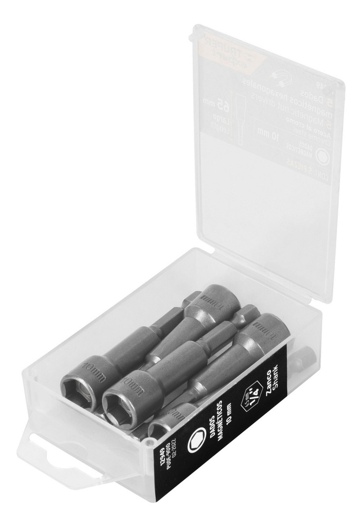 [TR-PUDE-9010] Juego Dados Magnéticos, 10 Mm, 5 Piezas, Truper Expert Exper