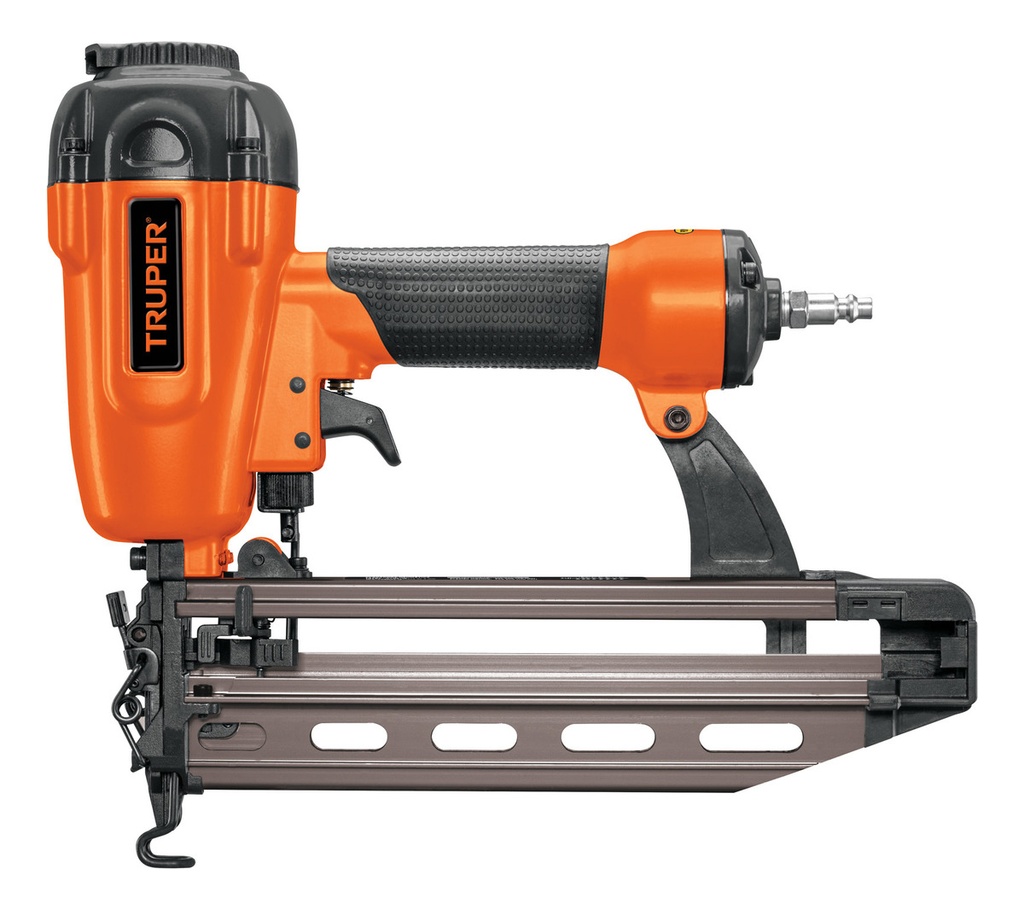 [TR-CLNE-16] Clavadora Neumatica Truper Clne-16 Color Plateado Y Naranja 110 Psi