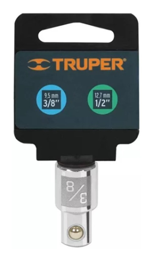Adaptador 3/8" H X 1/2" M Truper 13420