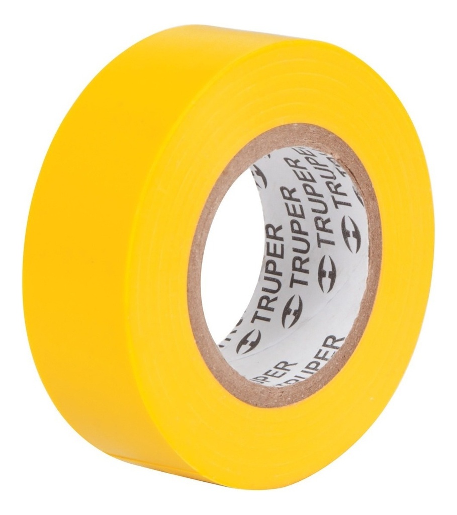 [TR-M-22A] Cinta Aislar 19 Mm X 9 Mt Amarillo Truper 13512
