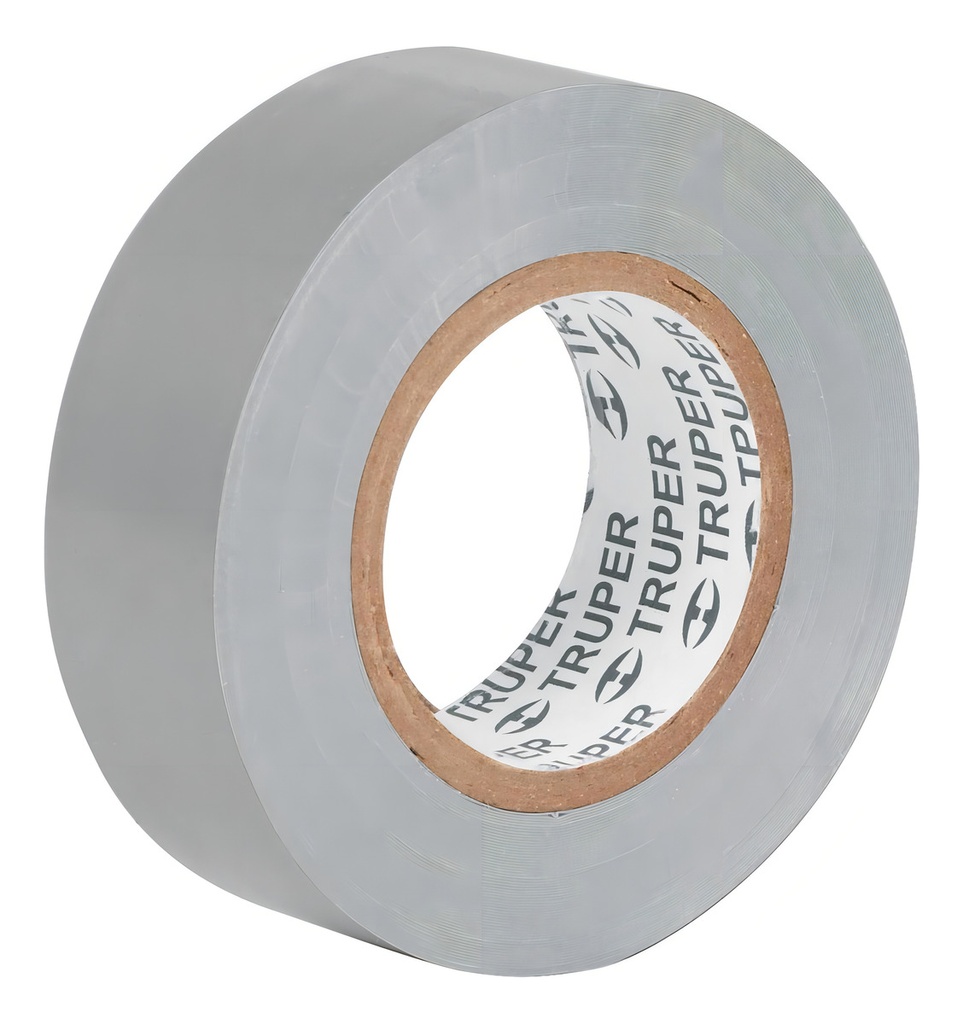 Cinta De Aislar De 9 M X 19 Mm Gris Truper 13516