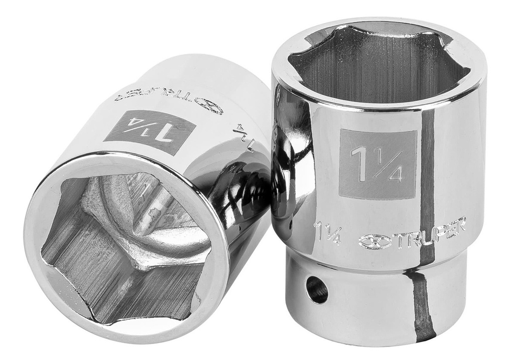 Dado De 1-1/4 , 6 Puntas, Cuadro 3/4 , Truper 13828