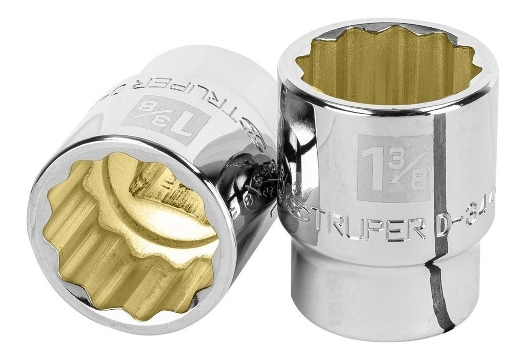 Dado De 1-3/8", 12 Puntas, Cuadro 3/4", Truper