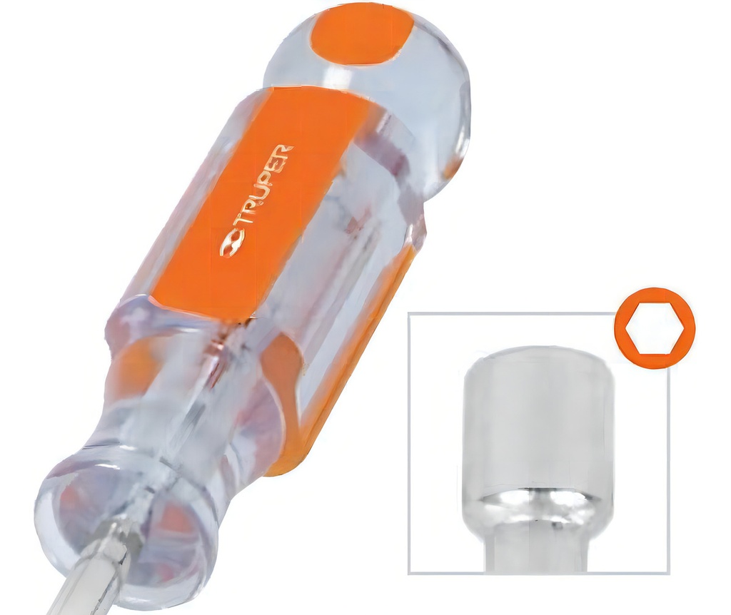 Desarmador Acetato Caja 1/2' Truper 14134