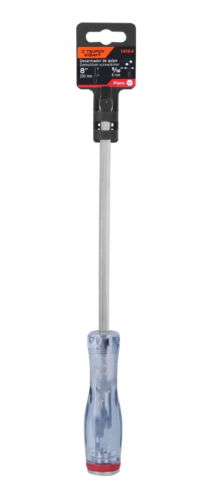 Desarmador Plano De Golpe 8´x 5/16 Truper 14164