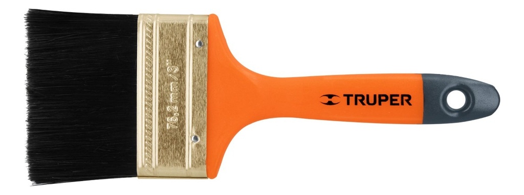 [TR-BRT-3] Brocha Profesional De 3" Con Mango De Plástico, Truper
