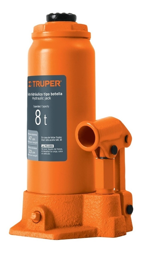 Gato Hidráulico De Botella Truper® 8 Toneladas, 14816
