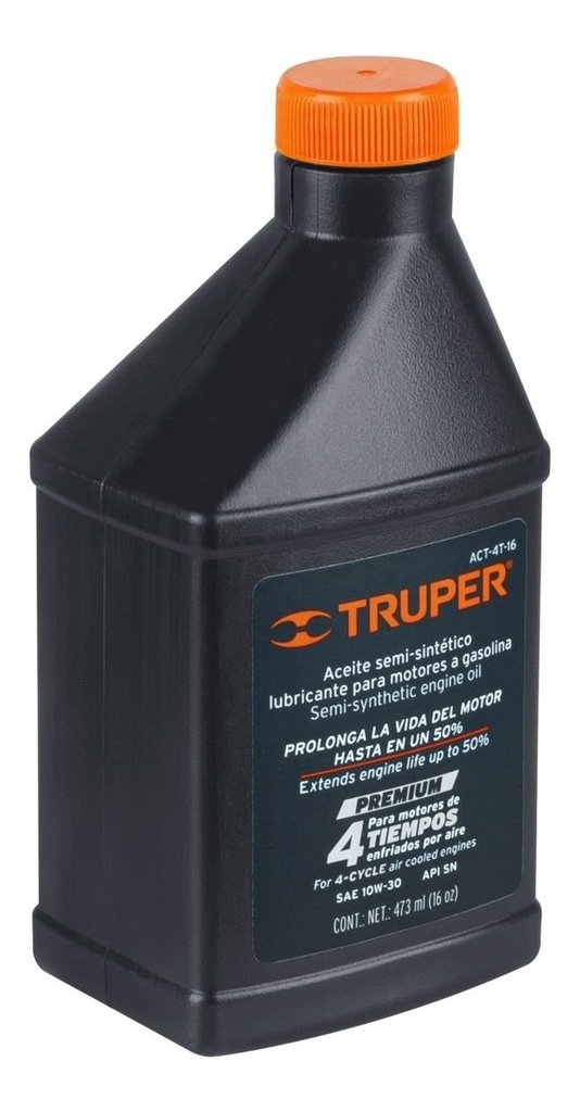 Aceite Semi-sintetico 4 Tiempos 0.5 Lt Truper 14928