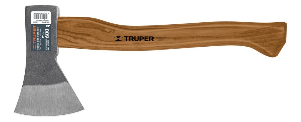 Hacha Truper Tipo Europeo 1.1/4 Lbs. # He-1 1/4m