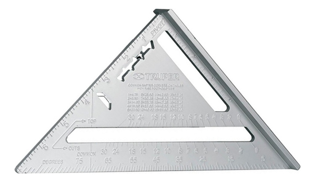 [TR-ET-7A] Escuadra Para Muro De Yeso 7" Truper 15131