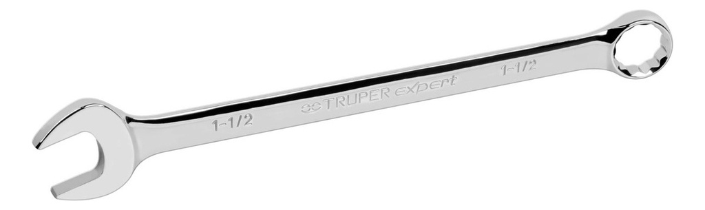 Llave Combinada Standard 1-1/2" Truper Expert 15609 Color Gris