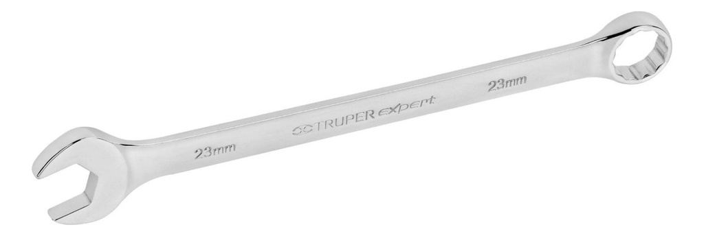 Llave Combinada Extralarga Mm 23x319 Mm Truper 15650 Color Gris