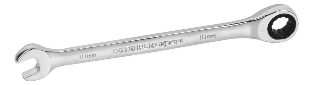 Llave Combinada 10 Mm Con Crique Cromo Vanadio Truper 15743