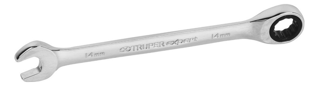 [TR-LL-2014MX] Llave Combinada Con Matraca, 14 X 186 Mm, Truper 15746