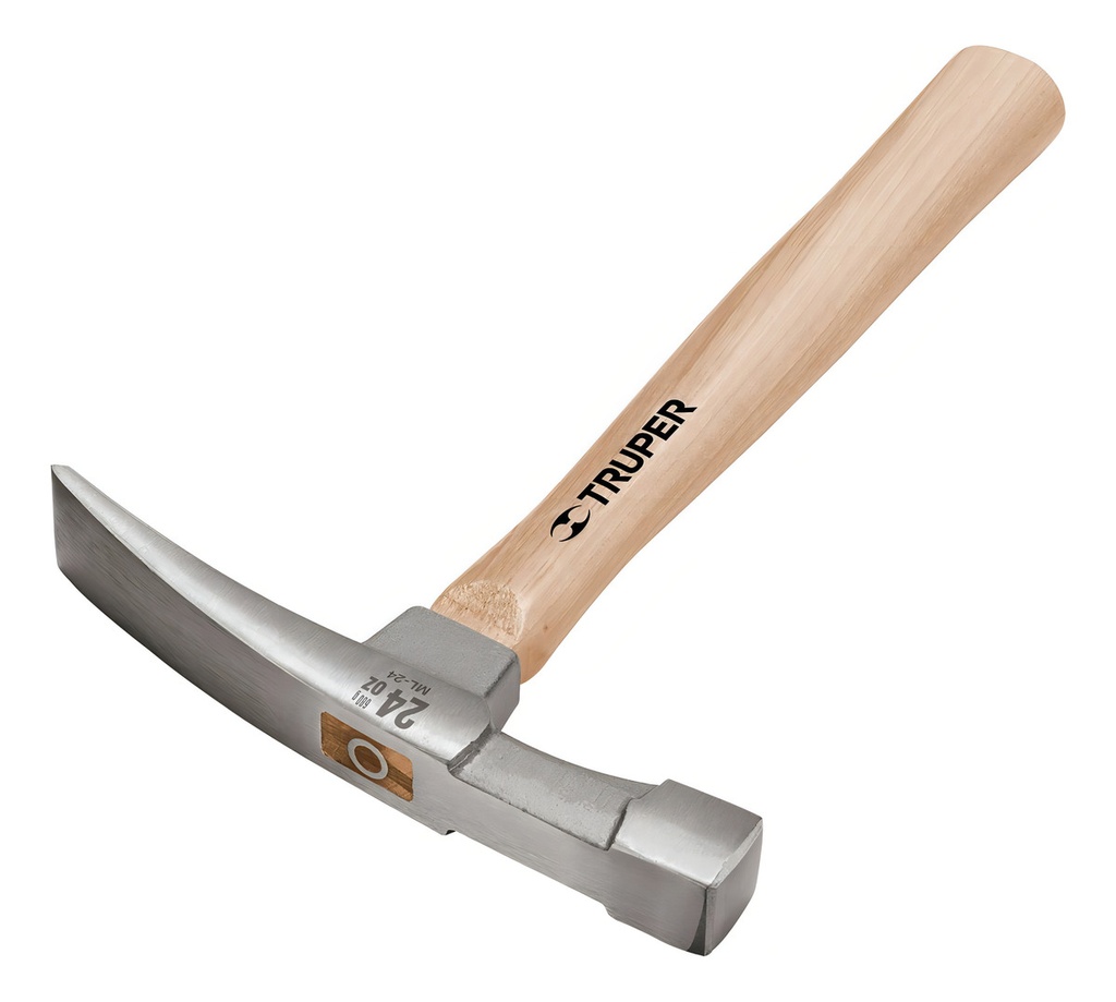 [TR-ML-24] Martillo 24 Oz Ladrillero, Mango 12", Truper