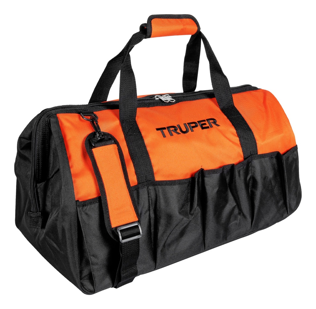 [TR-MALE-22] Maleta Flexible Portaherramienta De 22', Truper, 17108 Color Gris